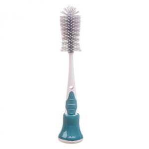 Set 2 Perii din Silicon pentru Curățare Biberoane și Tetine – Akuku A0511