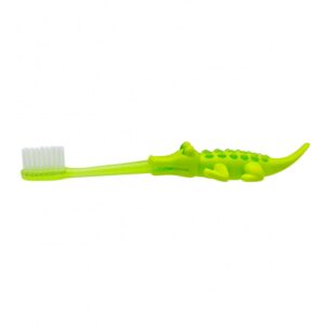 Periuță de Dinți pentru Copii, Model Crocodile, 1-3 Ani – Akuku A0641