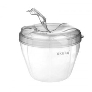 Dozator Lapte Praf 260 ml cu 4 Compartimente, Gri – Akuku A0561