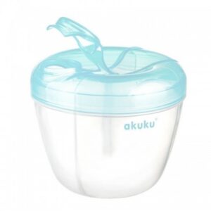 Dozator Lapte Praf 260 ml cu 4 Compartimente, Albastru – Akuku A0461
